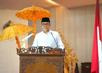 Rapat Paripurna DPRD, Pj. Bupati Langkat Ajak Kolaborasi Membangun Langkat