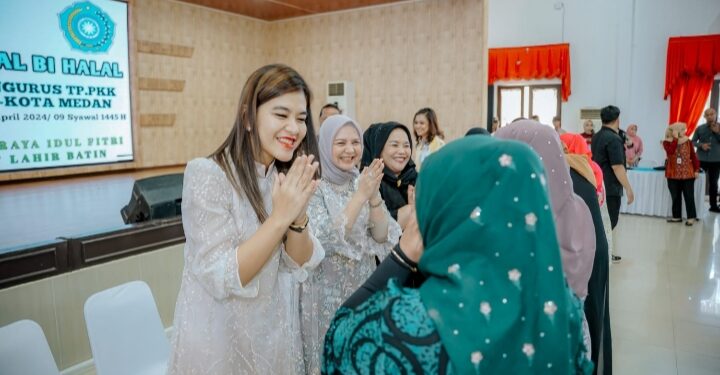 TP PKK Kota Medan Gelar Halalbihalal, Kahiyang Ayu: Pererat Silaturahmi dan Kekeluargaan