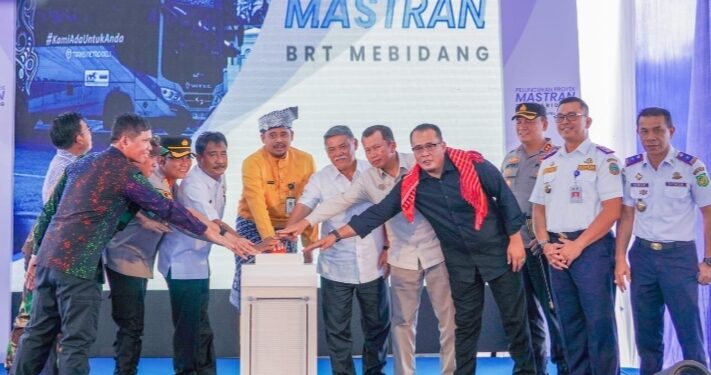 Luncurkan BRT Mebidang, Bobby: Hadirkan Moda Transportasi Andal, Nyaman Atasi Kemacetan