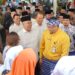 Bobby Kenakan Busana Melayu di Halal Bihalal Pemkab Langkat, PJ Bupati Langkat Sambut Senyum Bahagia