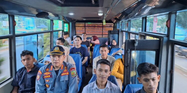 Pj Bupati Langkat Faisal Hasrimy Siapkan Bus Gratis Menuju Stasiun Kereta Api Kw. Bingai