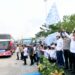 Pj Gubernur Sumut Lepas 66 Bus Mudik Gratis yang Mengangkut 2.500 Pemudik