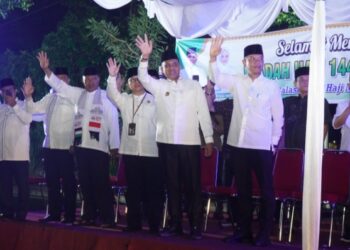 Pj Bupati Langkat H.M.Faisal Hasrimy Lepas 462 Jemaah JCH Kabupaten Langkat 
