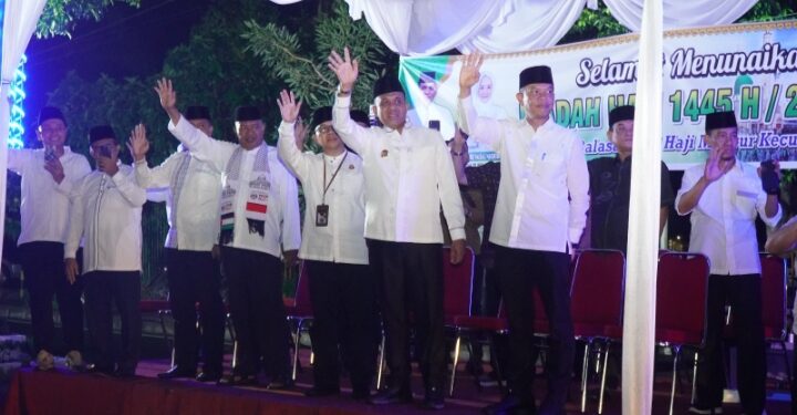 Pj Bupati Langkat H.M.Faisal Hasrimy Lepas 462 Jemaah JCH Kabupaten Langkat 