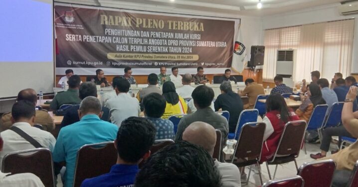 KPU Sumut Umumkan Penetapan 100 Anggota DPRD Sumatera Utara