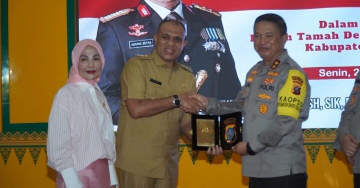 Berkunjung ke Kabupaten Langkat, Kapolda Sumut Disambut Hangat Pj. Bupati Langkat Faisal Hasrimy