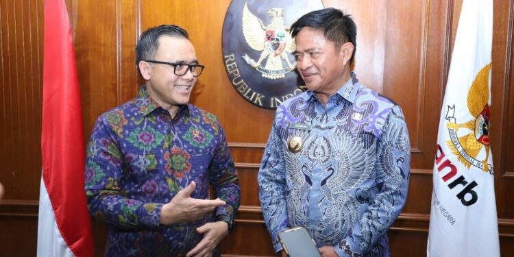 Pj Gubernur Sumut Diskusi dengan Menpan RB, Bahas Penguatan Reformasi Birokrasi