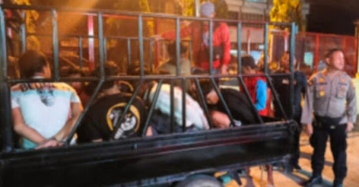 Tim Gabungan Polres Pelabuhan Belawan Tangkap Gerombolan Geng Motor