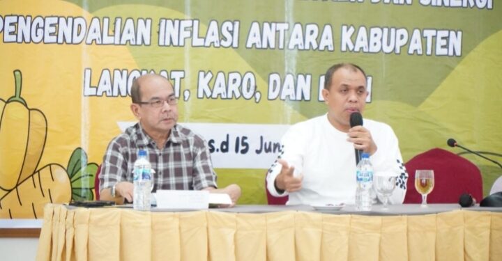 Buka High Level Meeting, Pj Bupati Langkat Komitmen Kendalikan Inflasi Melalui Kerjasama Antar Daerah Brastagi
