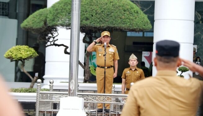 Pimpin Apel Terakhir Bersama ASN dan Staf, Pj Gubernur Sumut Hassanudin Beri Pesan Ini