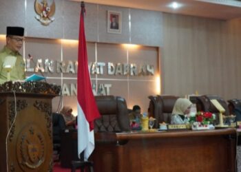 Sekda Amril Wakili Pj Bupati Langkat Bacakan Pertanggungjawaban Bupati di DPRD