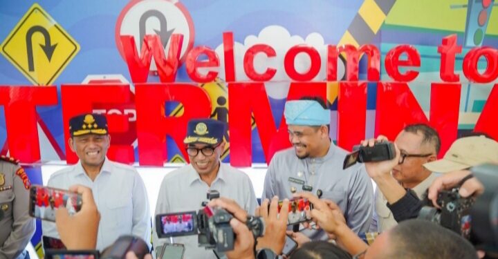 Menhub Tinjau Mastran BRT Terminal Amplas, Optimis Medan Jadi Percontohan