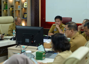 Pj Gubernur Sumut Rakor Bersama Kementerian Bahas Pengendalian Inflasi Daerah