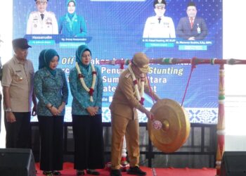 Langkat Lokus Kick Off Intervensi Serentak Penurunan Stunting Provsu 2024, Pj Bupati Langkat: “Targetkan Penurunan Stunting 2024 sebesar 10%”
