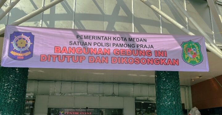 Tak Kunjung Bayar Tunggakan Pajak, Pemko Medan Kembali Tutup Mall Centre Point