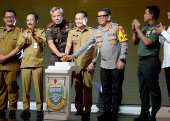 Percepat pembangunan, Pj Gubernur Agus Fatoni Launching Gerakan Pembangunan Serentak se-Sumut