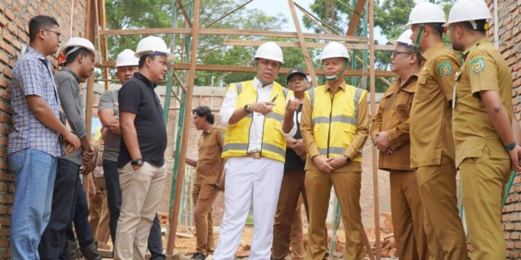 Pj Bupati Langkat Faisal Hasrimy Tinjau Persiapan Langkat Hadapi PON XII Aceh-Sumut 2024