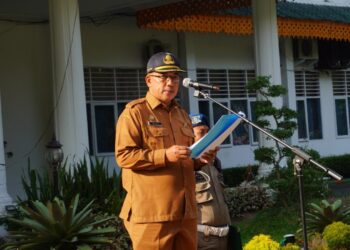 Pj. Bupati Langkat Faisal Hasrimy Fokus pada Program Pariwisata dan Kebudayaan dalam Amanat Apel Gabungan