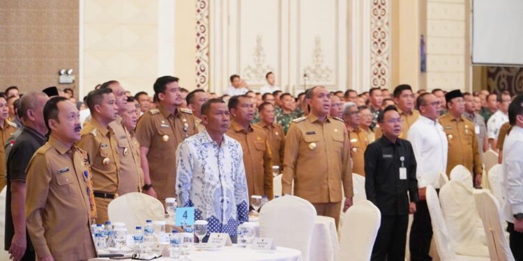 Pj Bupati Langkat Ikuti Kesiapan Penyelenggaraan Pilkada Serentak 2024 Wilayah Sumatera