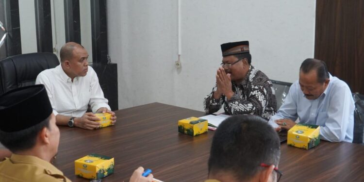 Pj Bupati Langkat Menerima Audensi Panitia HUT Koperasi Kabupaten Langkat Tahun 2024