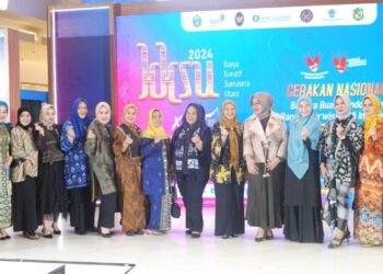 Pj. Ketua PKK Langkat Uke Faisal Hasrimy, Ikut Ramaikan Karya Kreatif Sumatera Utara di Delipark