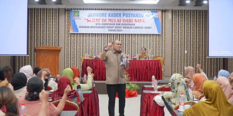 Masuk 5 Besar Kabupaten Tercepat Pelaporan Intervensi Stunting, Pj Bupati Langkat Faisal Hasrimy Apresiasi Kader Posyandu