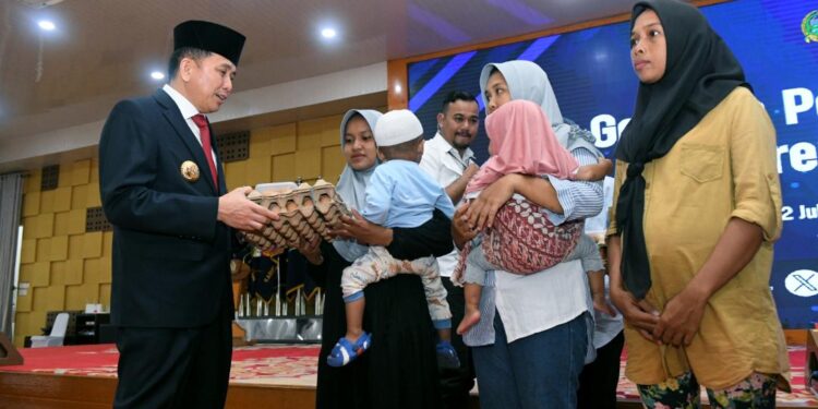 Percepat Penanganan Stunting, Pj Gubernur Agus Fatoni Launching Gerakan Serentak Penanganan Stunting Se-Sumut