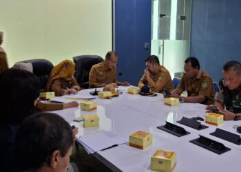 Pj. Bupati Langkat diwakili Sekda Amril, Ikuti Rapat  Pengendalian Inflasi dan Penanggulangan TBC dan Polio   