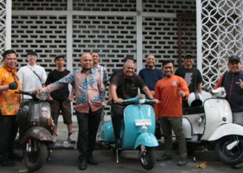 Sutarto Ajak Scooterist Sosialisasikan Pagelaran PON XXI Aceh Sumut 2024
