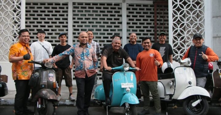 Sutarto Ajak Scooterist Sosialisasikan Pagelaran PON XXI Aceh Sumut 2024