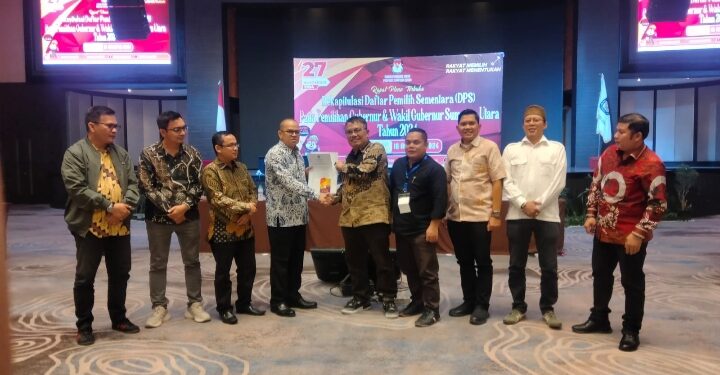 KPU Provinsi Sumut Tetapkan DPS di Pilkada Serentak 2024 Jadi 10.813.825 Pemilih