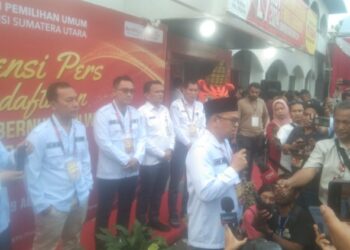 Hanya 2 Pasangan Bakal Calon Gubernur dan Wakil Gubernur Mendaftar ke KPU Sumut