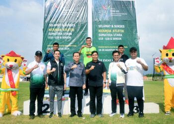 Kejurda Atletik Sumut Pecahkan Rekor Nasional, Pj Gubernur Sumut Agus Fatoni Harap Atlet-atlet Baru Level Internasional Segera Lahir