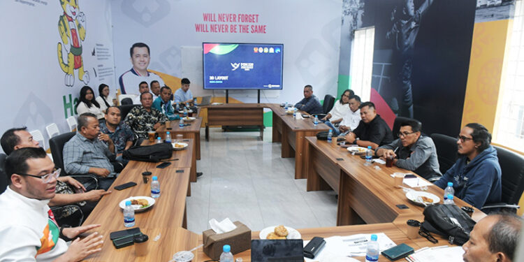 PB Wilayah Sumut Gelar Koordinasi Bersama Stakeholder Media Humas, Bentuk Sinergitas Sukseskan PON XXI   