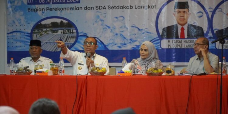 Pj. Bupati Langkat Buka FGD: Tingkatkan Kinerja PDAM Tirta Wampu Demi Pelayanan Prima