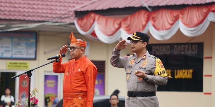 Pj. Bupati Langkat Pimpin Apel Gelar Pasukan untuk PON XXI: Personil Siap Demi Suksesnya Event Nasional