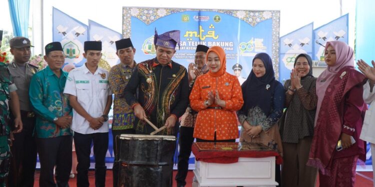 Pj. Bupati Langkat Faisal Hasrimy Resmi Buka MTQ ke-57 dan Hari Jadi ke-96 Desa Teluk Bakung