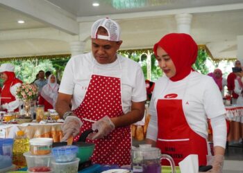 Sambut HUT ke-79 RI dengan Kebersamaan, Pj Bupati Langkat Faisal Hasrimy Juara Lomba Masak Antar Forkopimda