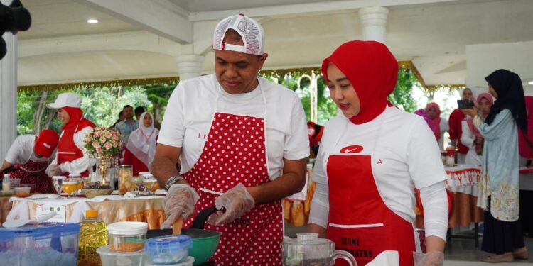 Sambut HUT ke-79 RI dengan Kebersamaan, Pj Bupati Langkat Faisal Hasrimy Juara Lomba Masak Antar Forkopimda