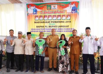 Pj. Bupati Langkat Resmikan 6 Rumah Layak Huni di Kecamatan Pematang Jaya, Perkuat Upaya Pengentasan Kemiskinan