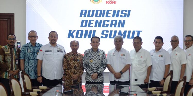 PON XXI Semakin Dekat, Pj Gubernur Sumut Agus Fatoni Minta KONI dan Dispora Sumut Pantau Perkembangan Atlet