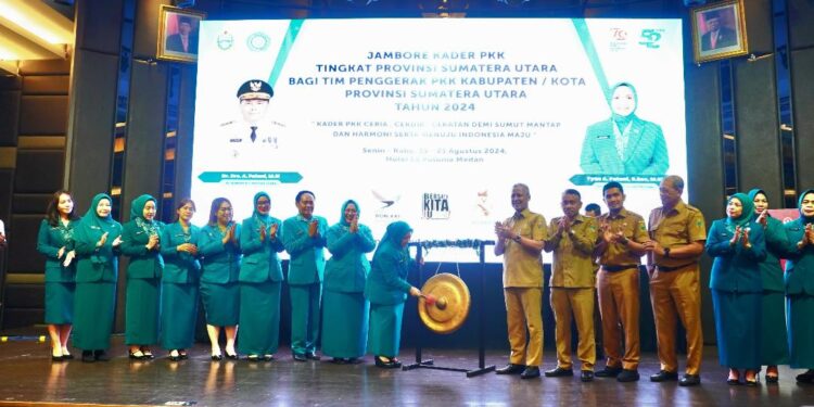 Pj. Ketua TP PKK Langkat Uke Retno Faisal Hasrimy Siap Bawa Langkat Berprestasi di Jambore Kader PKK Sumut 2024
