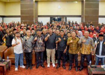 Hadir di Milad Pendawa, Bobby Nasution Disambut Antusias