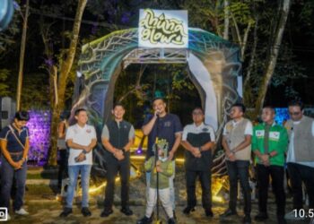 Magical Forest Dhuna Glow, Bobby Nasution Soft Launching Hutan Bercahaya di Medan Zoo