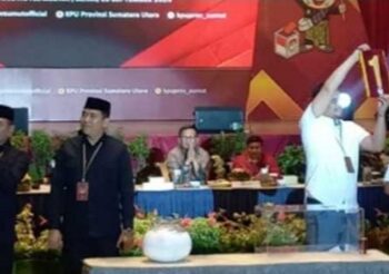 KPU Sumut Tetapkan Nomor Urut: Bobby-Surya 1, Edy-Hasan 2