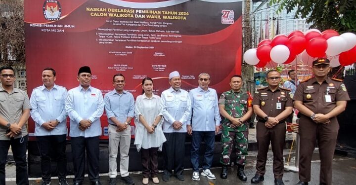 KPU Medan Ajak 3 Paslon Wali Kota dan Wakil Wali Kota Ciptakan Pilkada Damai