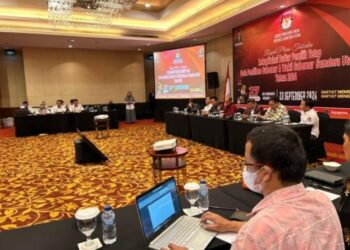 KPU Sumut Tetapkan DPT Pilgubsu 10.771 Juta Pemilih