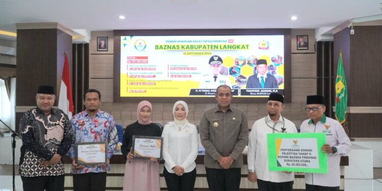 Pj Bupati Langkat Salurkan Bantuan Baznas Senilai Rp 221 Juta untuk Masyarakat yang Membutuhkan