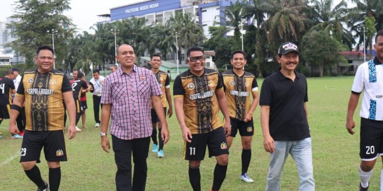 KORPRI Langkat Ikuti Turnamen Sepakbola Se-Sumut, Pj Bupati Langkat Tekankan Sportivitas dan Silaturahmi