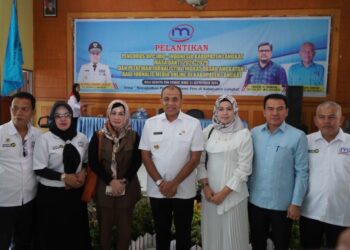 Pj Bupati Langkat Hadiri Pelantikan IMO: Dorong Profesionalisme Media Online untuk Kemajuan Daerah